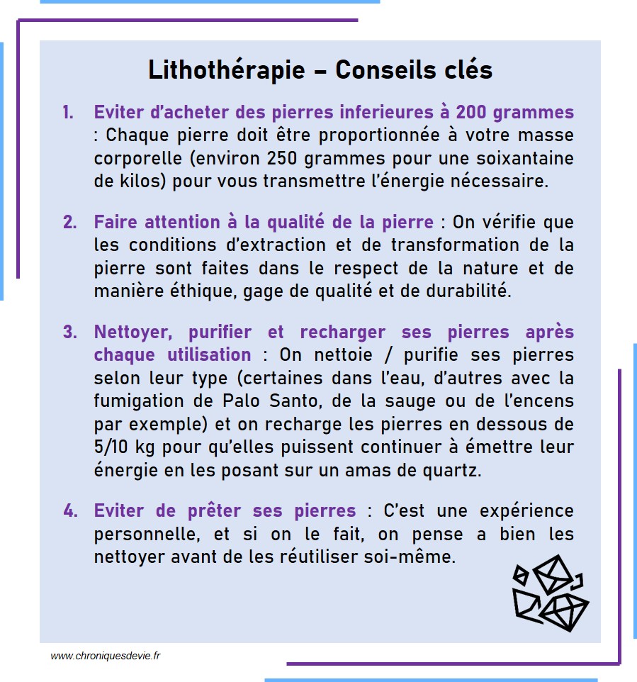 lithotherapie